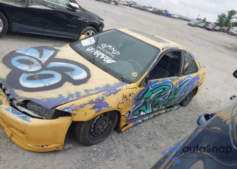 1995 Honda Civic Dx from USA, damaged, VIN 1HGEJ2124SL014100